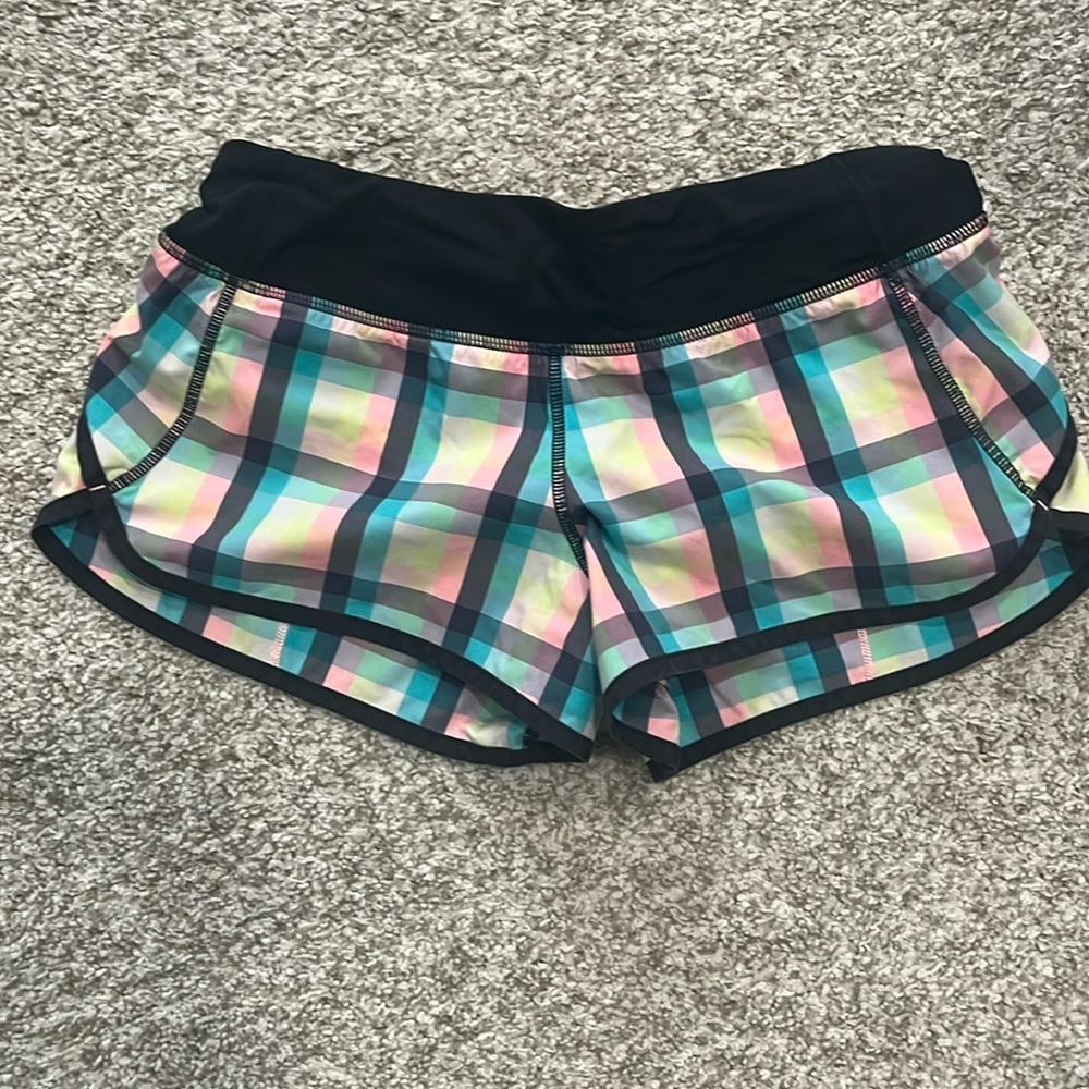 Patterned lululemon shorts